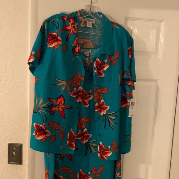 Style & Co. Dresses & Skirts - Style&co collection teal dress with jacket new/mint beautiful. Size 16